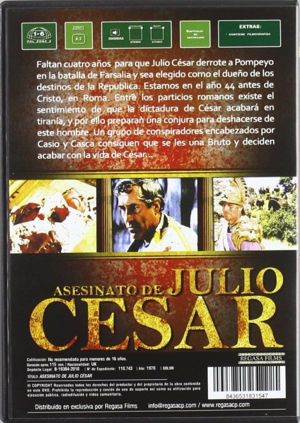 ASESINATO DE JULIO CESAR - Imagen 2
