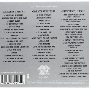 QUEEN - GREATEST HITS I - II & III -  THE PLATINUM COLLECTION - Imagen 3