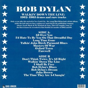 BOB DYLAN - WALKIN DOWN THE LINE - 1962-1963 DEMOS AND RARE TRACKS - Imagen 2
