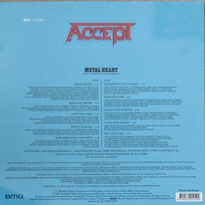 ACCEPT - METAL HEART - Imagen 3