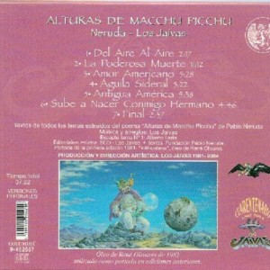 LOS JAIVAS - PABLO NERUDA - ALTURAS DE MACCHU PICCHU - Imagen 3