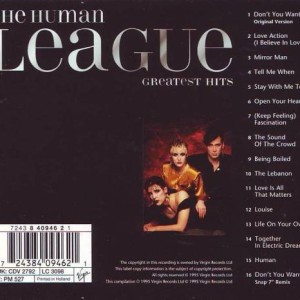 THE HUMAN LEAGUE - GREATEST HITS - Imagen 2