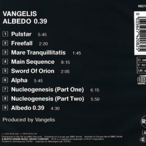 VANGELIS - ALBEDO 039 - Imagen 2