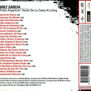 CHARLY GARCIA - PUBIS ANGELICAL / YENDO DE LA CAMA AL LIVING - Imagen 2