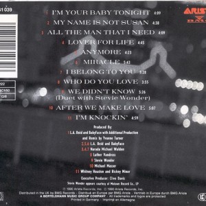 WHITNEY HOUSTON - IM YOUR BABY TONIGHT - Imagen 2