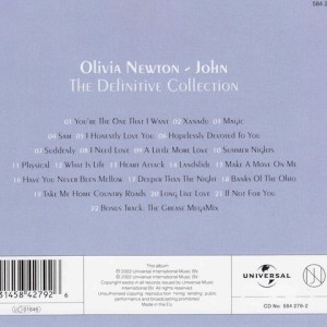 OLIVIA NEWTON-JOHN - THE DEFINITIVE COLLECTION - Imagen 2