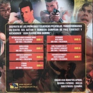 JEAN CLAUDE VAN DAMME - COLECCION AÑOS 80 - Imagen 2