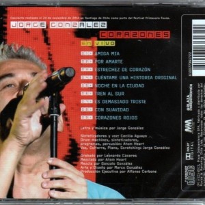 JORGE GONZALEZ - CORAZONES - EN VIVO - Imagen 2
