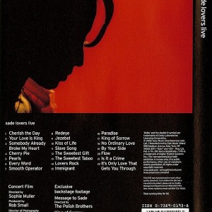 SADE - LOVERS LIVE - Imagen 2