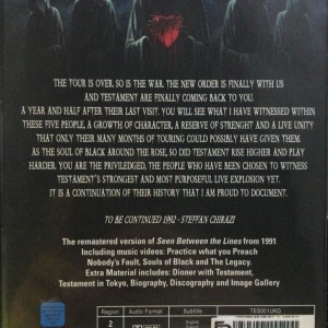 TESTAMENT -  SEEN BETWEEN THE LINES - Imagen 2