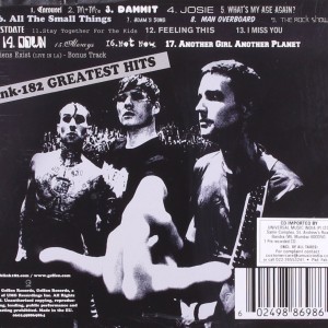 BLINK 182 - GREATEST HITS - Imagen 2