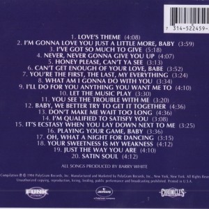 BARRY WHITE - ALL TIME GREATEST HITS - Imagen 2