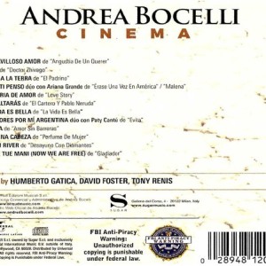 ANDREA BOCELLI - CINEMA - Imagen 2