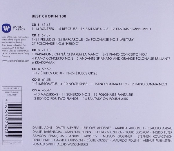 100 BEST CHOPIN - Imagen 2