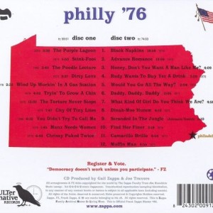 FRANK ZAPPA - PHILLY 76 - Imagen 2