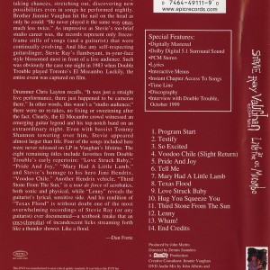 STEVIE RAY VAUGHAN AND DOUBLE TROUBLE - LIVE AT THE EL MOCAMBO - Imagen 2