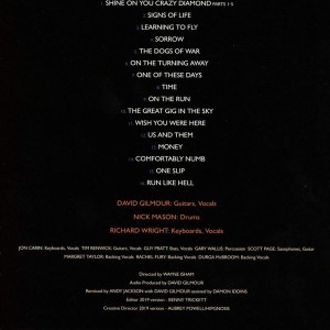 PINK FLOYD - DELICATE SOUND OF THUNDER - LIVE - Imagen 2