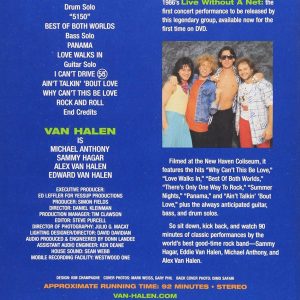 VAN HALEN - LIVE WITHOUT A NET - Imagen 2