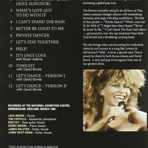 TINA TURNER - THE EXCITING LIVE - Imagen 2