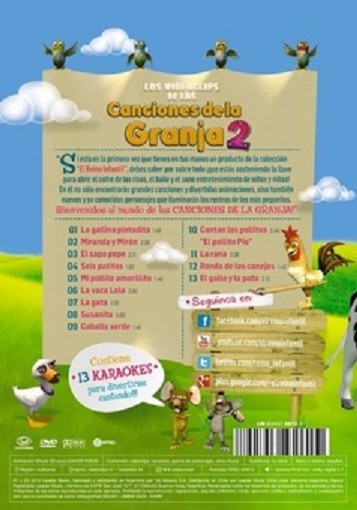 Canciones De La Granja 2 America Dvd