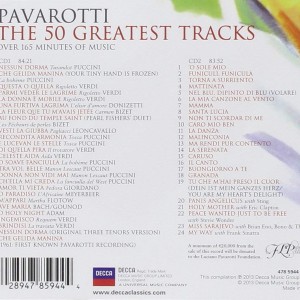 LUCIANO PAVAROTTI - THE 50 GREATEST HITS - Imagen 2