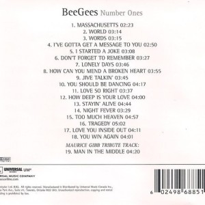 BEE GEES - NUMBER ONES - Imagen 2
