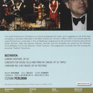 ITZHAK PERLMAN / BEETHOVEN – TRIPLE CONCERTO – SYMPHONY N° 6 IN F MAYOR - Imagen 2