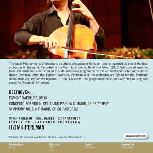 ITZHAK PERLMAN / BEETHOVEN – TRIPLE CONCERTO – SYMPHONY N° 6 IN F MAYOR - Imagen 3