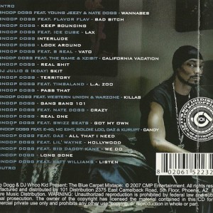 SNOOP DOGG - THE BLUE CARPET TREATMENT MIXTAPE - Imagen 3