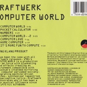 KRAFTWERK - COMPUTER WORLD - Imagen 3