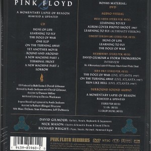 PINK FLOYD - A  MOMENTARY LAPSE OF REASON - Imagen 2