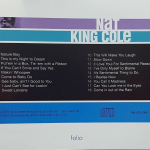 NAT KING COLE - VOCAL JAZZ - Imagen 2