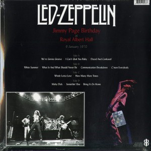 LED ZEPPELIN - JIMMY PAGE BIRTHDAY AT ROYAL ALBERT HALL 1970 - Imagen 2
