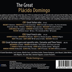 PLACIDO DOMINGO - THE GREAT PLACIDO DOMINGO - Imagen 2