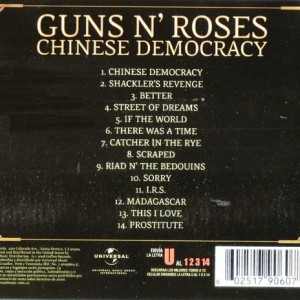 GUNS N ROSES - CHINESE DEMOCRACY - Imagen 2