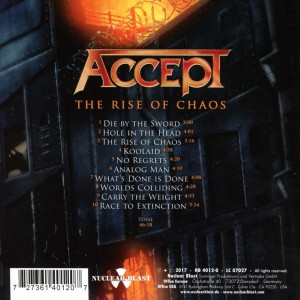 ACCEPT  RISE OF CHAOS - Imagen 2