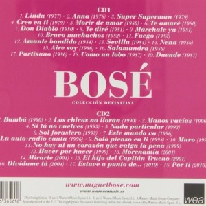 MIGUEL BOSE - COLECCION DEFINITIVA - Imagen 2