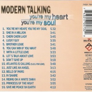 MODERN TALKING - YOURE MY HEART YOURE MY SOUL - Imagen 2