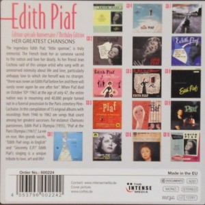 EDITH PIAF - BIRTHDAY EDITION - EDITION SPECIALE ANNIVERSAIRE - Imagen 2