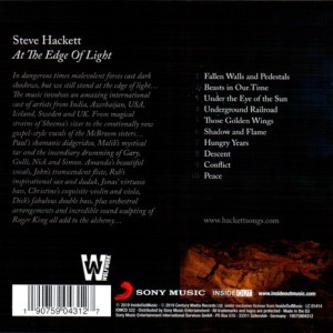 STEVE HACKETT - AT THE EDGE OF LIGHT - Imagen 2