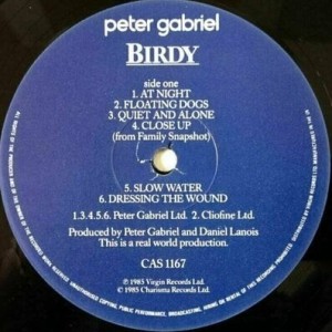 PETER GABRIEL - BIRDY - SOUNDTRACK - Imagen 2