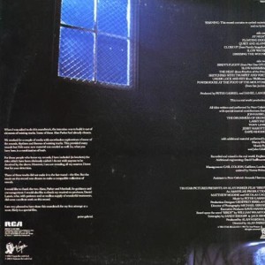 PETER GABRIEL - BIRDY - SOUNDTRACK - Imagen 3