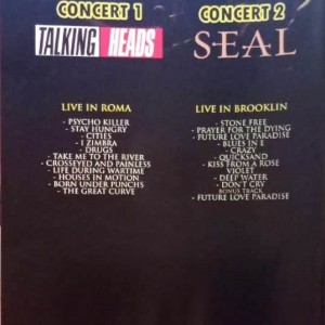 TALKING HEADS / SEAL - LIVE IN CONCERT - LIMITED DELUXE EDITION - Imagen 2