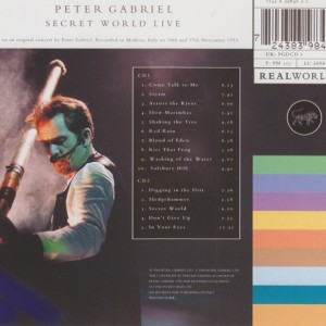 PETER GABRIEL - SECRET WORLD LIVE - Imagen 2