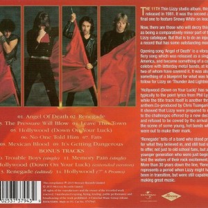 THIN LIZZY - RENEGADE - Imagen 3