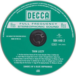 THIN LIZZY - SHADES OF A BLUE ORPHANAGE - Imagen 3