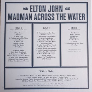 ELTON JOHN - MADMAN ACROSS THE WATER - 50th ANNIVERSARY EDITION - Imagen 2