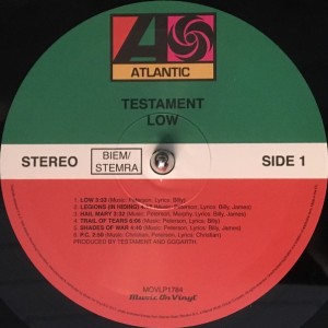 TESTAMENT - LOW - Imagen 2