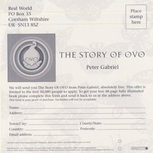PETER GABRIEL - OVO - Imagen 5