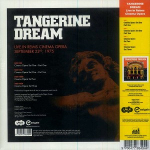 TANGERINE DREAM - LIVE IN REIMS CINEMA OPERA 1975 - Imagen 3